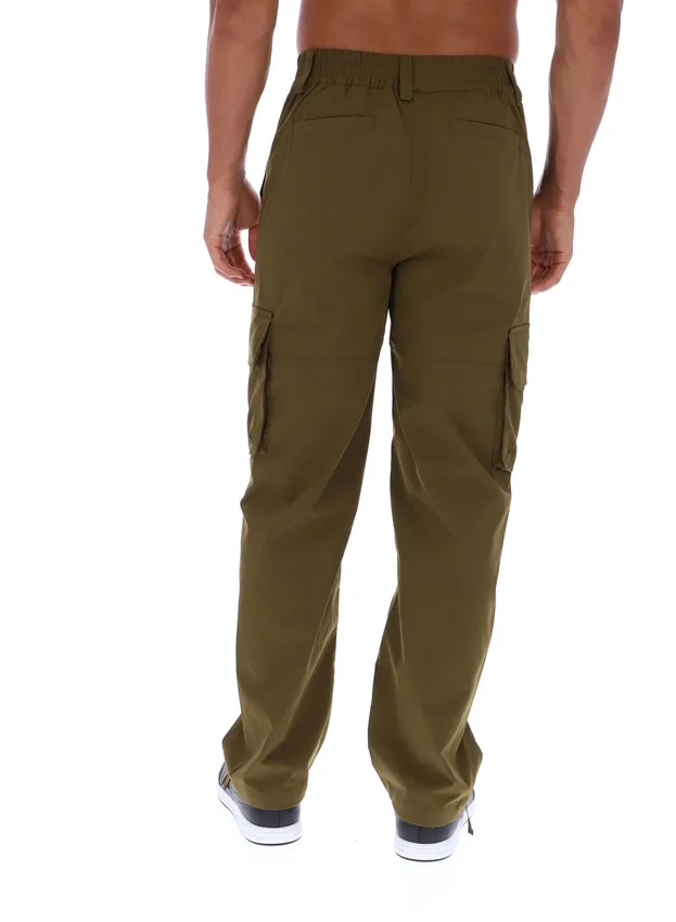 Pantaloni cargo Oscar verde oliva scuro