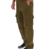 Pantaloni cargo Oscar verde oliva scuro