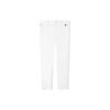 Pantaloni casual da uomo a gamba dritta con logo, bianchi
