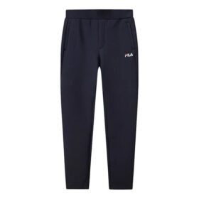 Pantaloni casual dritti Pantaloni lunghi sportivi in maglia termica Blu