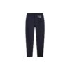 Pantaloni casual dritti Pantaloni lunghi sportivi in maglia termica Blu