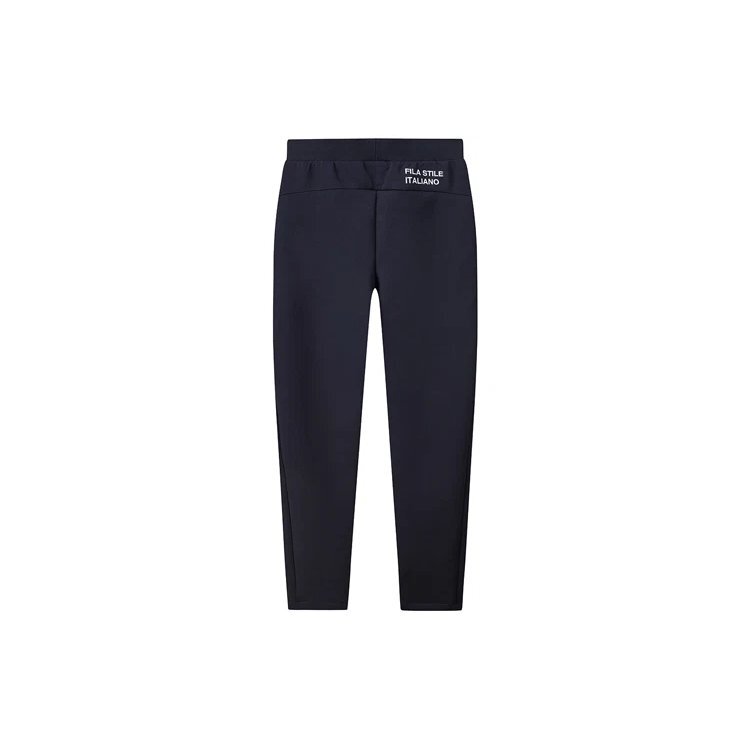 Pantaloni casual dritti Pantaloni lunghi sportivi in maglia termica Blu