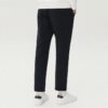 Pantaloni casual dritti Pantaloni lunghi sportivi in maglia termica Blu