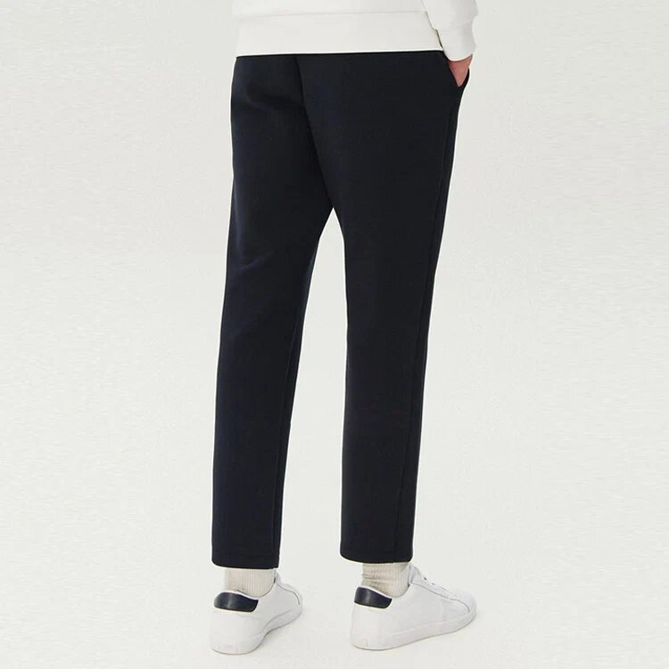 Pantaloni casual dritti Pantaloni lunghi sportivi in maglia termica Blu
