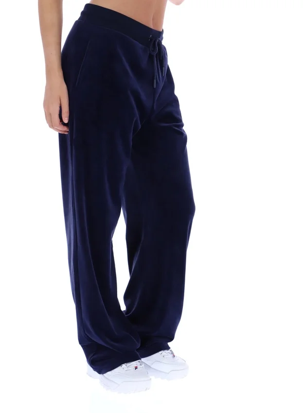 Pantaloni da casa Fila Isabella a gamba larga blu navy