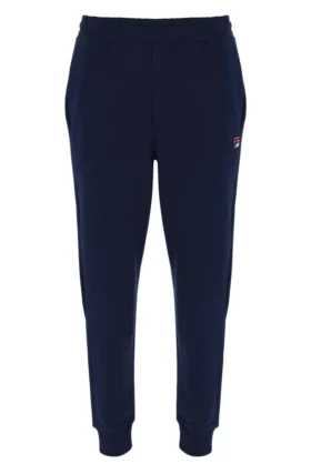 Pantaloni da ginnastica Fila Navy Visconti con polsini a punta