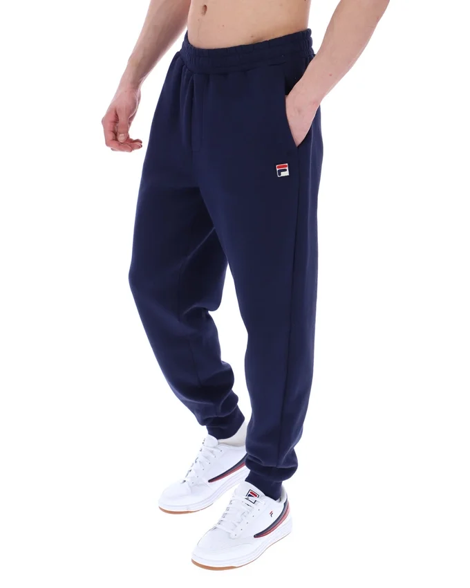 Pantaloni da ginnastica Fila Navy Visconti con polsini a punta