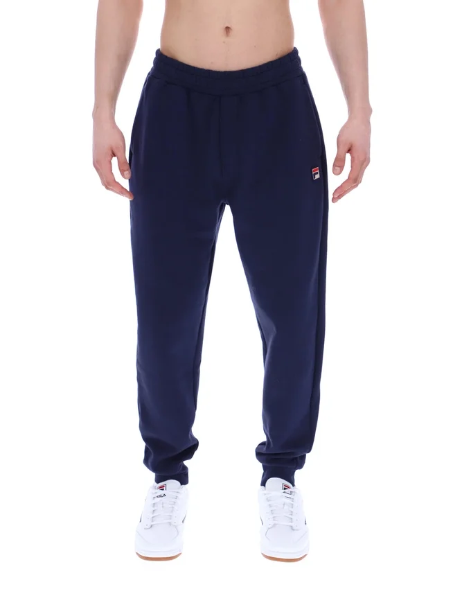 Pantaloni da ginnastica Fila Navy Visconti con polsini a punta