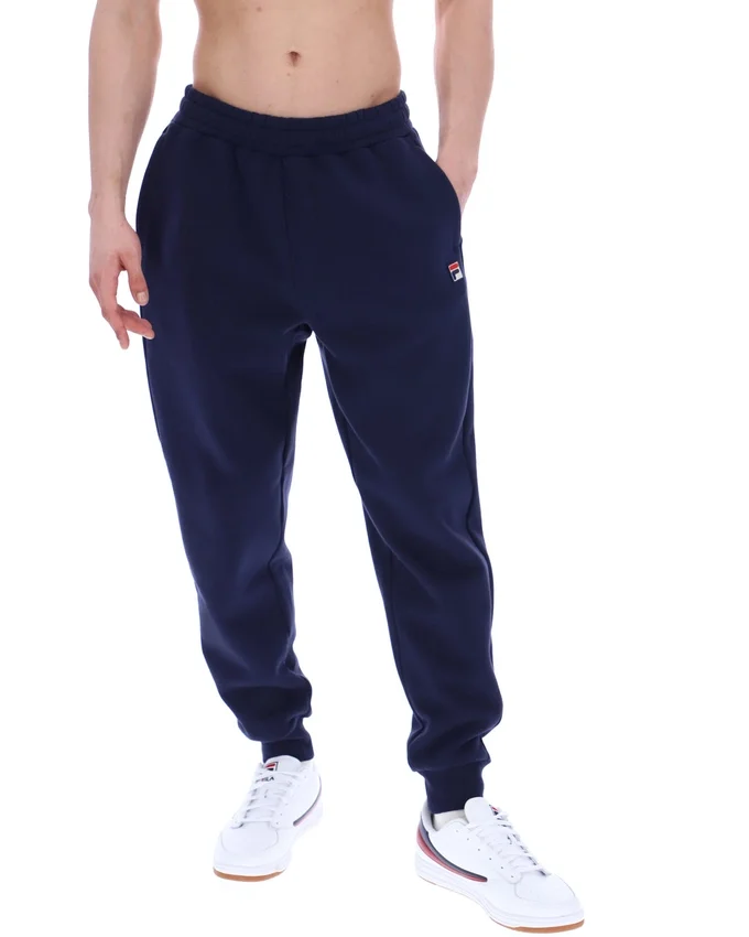 Pantaloni da ginnastica Fila Navy Visconti con polsini a punta