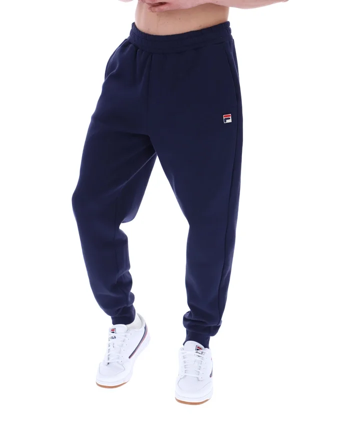Pantaloni da ginnastica Fila Navy Visconti con polsini a punta
