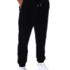 Pantaloni da ginnastica in velluto Eddie neri