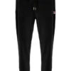Pantaloni da ginnastica in velluto Eddie neri