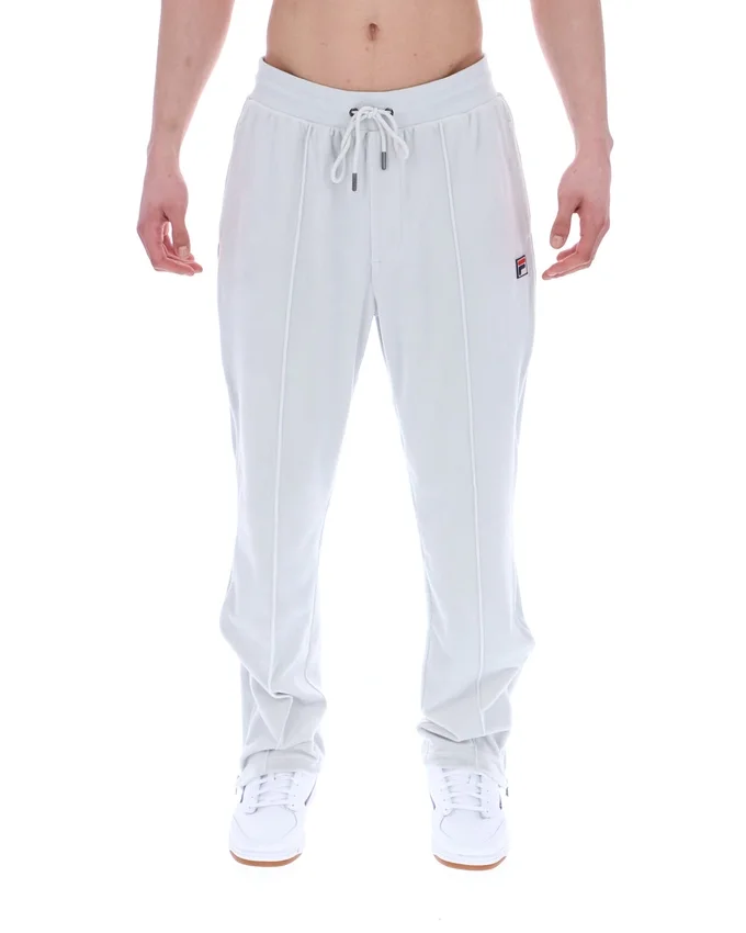 Pantaloni da jogging a gamba dritta in velluto Fio blu alba