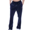Pantaloni da jogging Fila in velluto Fio blu navy a gamba dritta