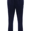 Pantaloni da jogging Fila in velluto Fio blu navy a gamba dritta