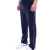 Pantaloni da jogging Fila in velluto Fio blu navy a gamba dritta