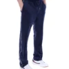 Pantaloni da jogging Fila in velluto Fio blu navy a gamba dritta