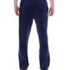 Pantaloni da jogging Fila in velluto Fio blu navy a gamba dritta