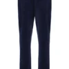 Pantaloni da jogging Fila in velluto Fio blu navy a gamba dritta