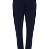 Pantaloni da jogging Fila Jianna con risvolto, blu navy