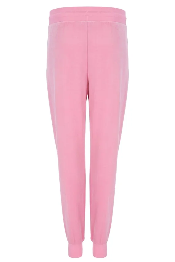 Pantaloni da jogging Justina con risvolto in rosa prismatico