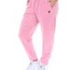 Pantaloni da jogging Justina con risvolto in rosa prismatico