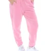 Pantaloni da jogging Justina con risvolto in rosa prismatico