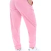 Pantaloni da jogging Justina con risvolto in rosa prismatico