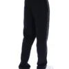 Pantaloni da jogging Tavis neri a gamba dritta con cuciture a contrasto