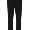 Pantaloni da jogging Tavis neri a gamba dritta con cuciture a contrasto