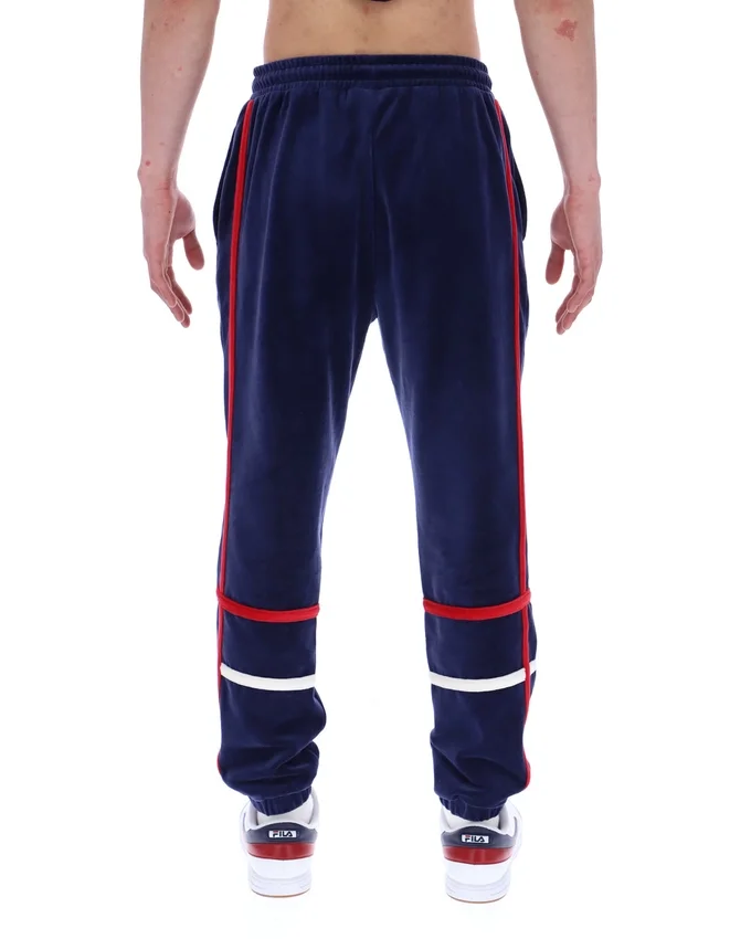 Pantaloni da tuta Fila Otello con inserti a contrasto in blu navy