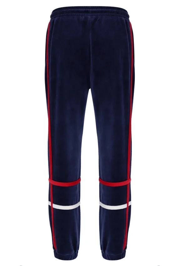Pantaloni da tuta Fila Otello con inserti a contrasto in blu navy