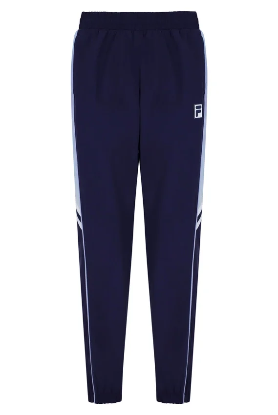 Pantaloni da tuta in tessuto blu navy scuro