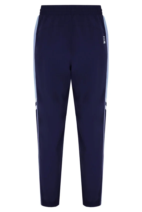 Pantaloni da tuta in tessuto blu navy scuro