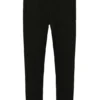 Pantaloni da tuta in velluto nero Lorrie