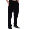 Pantaloni da tuta in velluto nero Lorrie