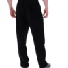 Pantaloni da tuta in velluto nero Lorrie