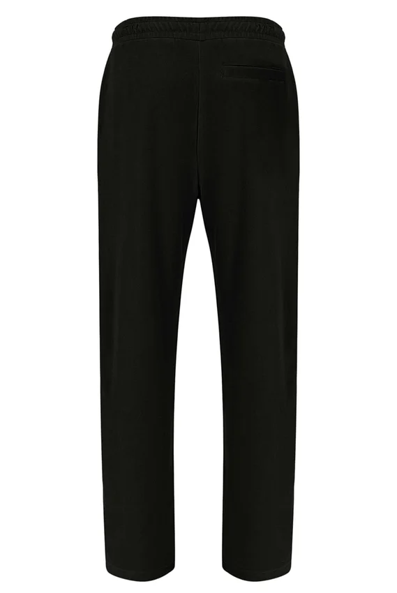 Pantaloni da tuta in velluto nero Lorrie
