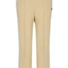 Pantaloni da tuta Marina a gamba larga in beige classico