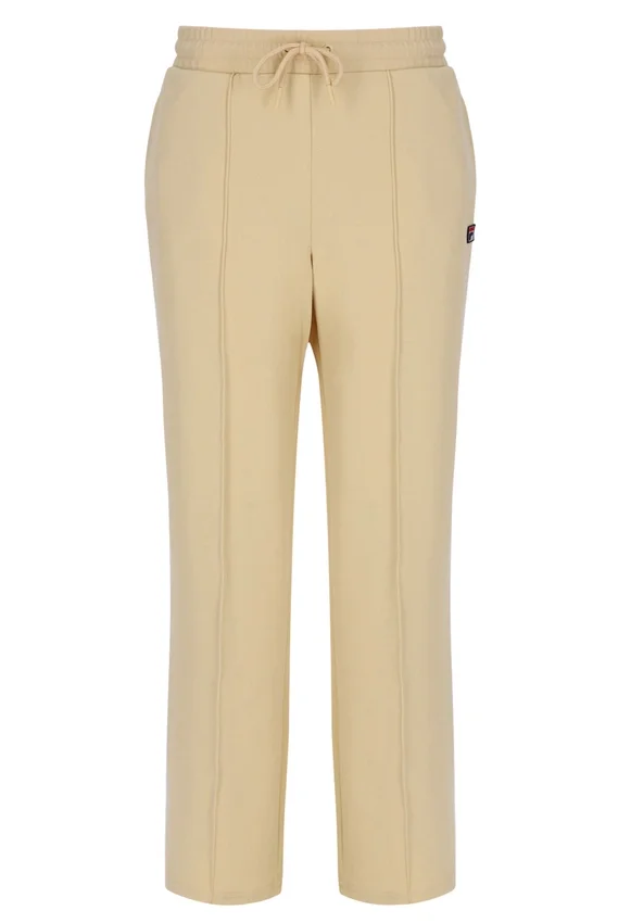 Pantaloni da tuta Marina a gamba larga in beige classico