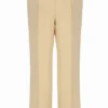 Pantaloni da tuta Marina a gamba larga in beige classico