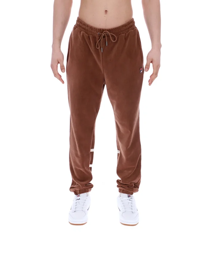 Pantaloni da tuta Otello con inserti a contrasto color Cappuccino