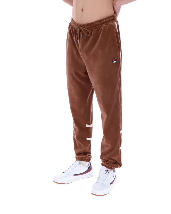 Pantaloni da tuta Otello con inserti a contrasto color Cappuccino