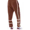 Pantaloni da tuta Otello con inserti a contrasto color Cappuccino