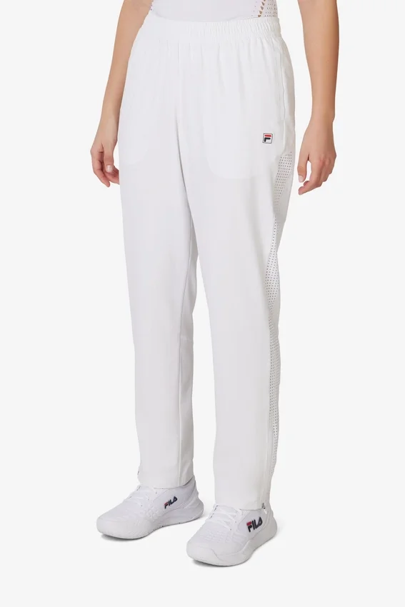 Pantaloni da tuta Tennis Advantage bianchi