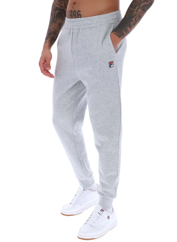 Pantaloni da tuta Visconti con polsini a punta, grigio melange