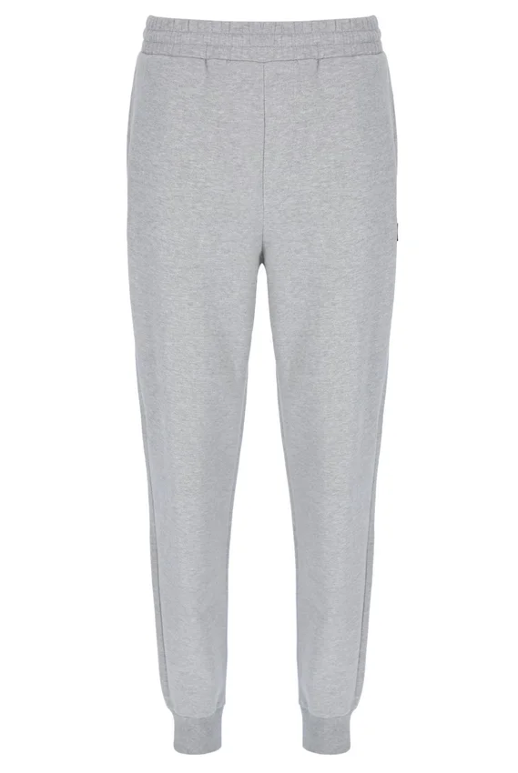 Pantaloni da tuta Visconti con polsini a punta, grigio melange