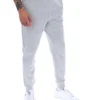 Pantaloni da tuta Visconti con polsini a punta, grigio melange