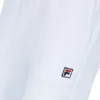 Pantaloni della tuta unisex bianchi con cuciture a contrasto