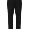 Pantaloni Edward a spina di pesce neri